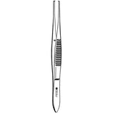Sklar Instruments Forcep Iris Econo 4-3/4" Straight 1x2 Teeth Stainless Steel Disposable 50/Bx - 96-2588