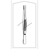 Sklar Instruments Forcep Dressing Econo 5-1/2" Blunt Straight Stainless Steel Disposable 25/Bx - 96-2670