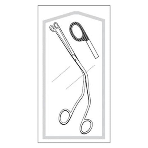 Sklar Instruments Forcep Catheter Magill Econo 8" Fenestrated Tip Straight SS Disposable 25/Bx - 96-2685