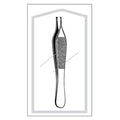 Sklar Instruments Forcep Tissue Adson Econo 4-3/4" Straight 1x2 Teeth SS Disposable 50/Bx - 96-2775
