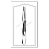 Sklar Instruments Forcep Dressing Econo 8" Blunt Straight Stainless Steel Disposable 25/Bx - 96-2921