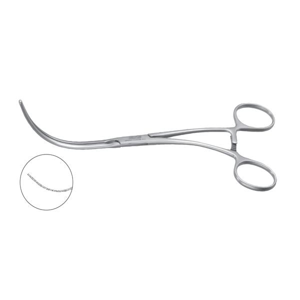 Integra Miltex Inc Clamp Exclusion Debakey 7-1/2" Curved Jaw Curved Shank Each - 320260