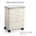 Midmark Corporation Cabinet Treatment Kydex 18" Mobile/3" Lock Caster (3) 4 Drwr/(1) 8 Drwr Lk Each - M41C.216.KCN