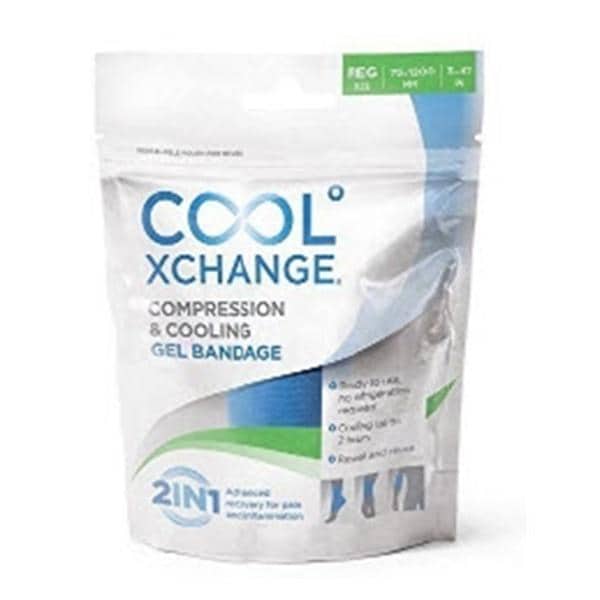 United Pacific Industries Bandage Compression CoolXChange 2in1 Gel Instant Blue Size Regular 1/Bg - 80695