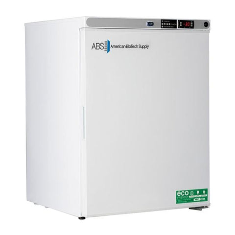 American BioTech Supply(ABS) Freezer Laboratory Premier 4 Cu Ft 1 Solid Swing Door -27 to -33C Mnl Dfrst Each - ABT-HC-UCFS-0430
