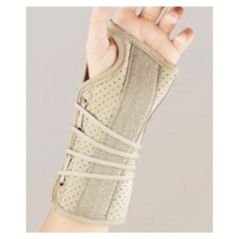 Fla Orthopedics Inc Brace Immobilizer Soft Fit Wrist Suede Beige Size Medium Right Each - 22-150MDBEG