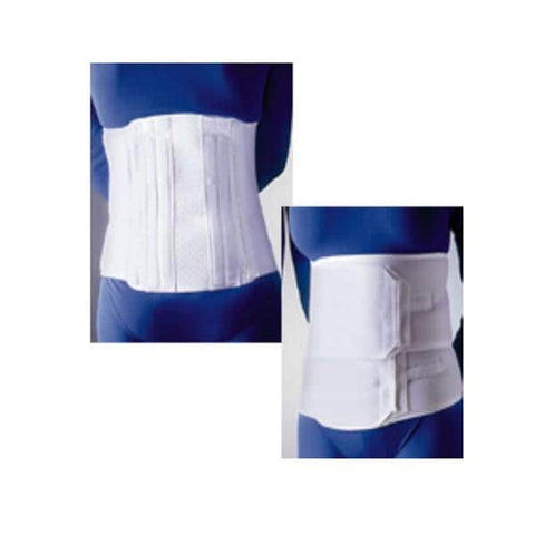 Fla Orthopedics Inc Support Deluxe Adult Lumbar Elastic/Vinyl White Size 11" Small Each - 31-101SMSTD