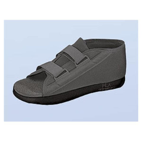 Fla Orthopedics Inc Shoe Post-Op C3 Tri-Laminate Black Semi-Rigid Molded Sole 4-6" Size Small Each - 43-820400