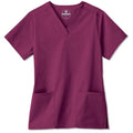 White Swan Uniform, Inc. Shirt Scrub Fundamentals 14700 Womens X-Small Wine Each - 14700-038-XS