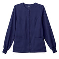 Jockey (TM) Scrubs Jacket Warm-Up 72% Polyester / 21% Rayon / 7% Spandex Jockey W NwNvy Lg 2Pckt Each - 2356-054-L