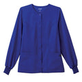 Jockey (TM) Scrubs Jacket Warm-Up Poly/Ryn/Spndx Jockey W GlxyBlu XL 2Pckt Each - 2356-1031-XL