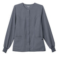 Jockey (TM) Scrubs Jacket Warm-Up 72% Polyester / 21% Rayon / 7% Spandex Jockey W Pwtr Md 2Pckt Each - 2356-1054-M