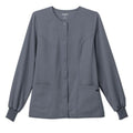 Jockey (TM) Scrubs Jacket Warm-Up 72% Polyester / 21% Rayon / 7% Spandex Jockey W Pwtr 3XL 2Pckt Each - 23561054-3XL