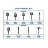 Dedeco International Inc Bur Podiatry Olive Shape Diamond Each - 2776
