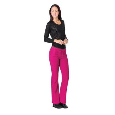 HeartSoul Pant Scrub 95% Polyester / 5% Spandex HeartSoul W Blk Lg Pet NRvrsbl 4Pckt Each - 20110PBCKH-L