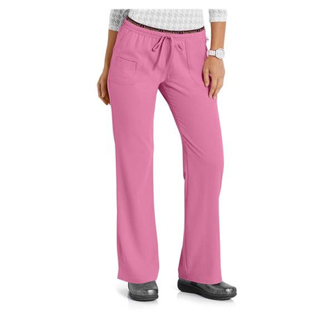 HeartSoul Pant Scrub 95% Polyester / 5% Spandex HeartSoul W Pnk Md Pet NRvrsbl 4Pckt Each - 20110PPNKH-M