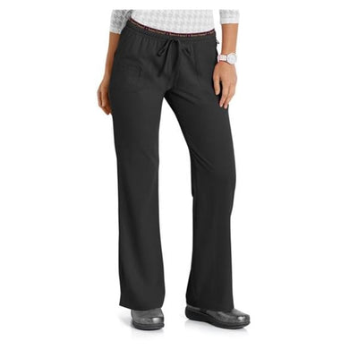 HeartSoul Pant Scrub HeartSoul Womens X-Small Tall Black Each - 20110TBCKHXS