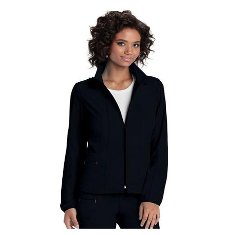 HeartSoul Jacket Warm-Up 95% Polyester / 5% Spandex Fine Dobby HeartSoul Womens Blk Sm Each - 20310-BCKH-S