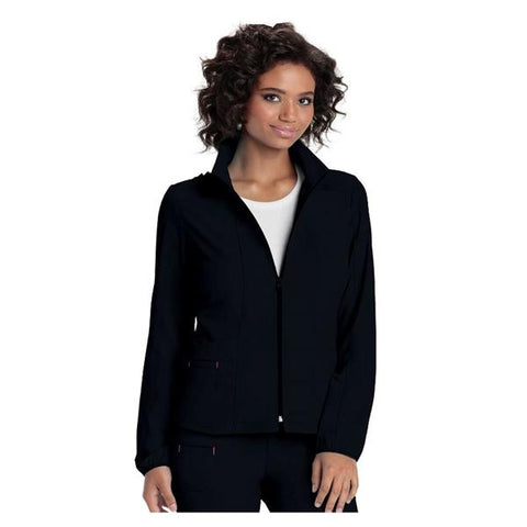 HeartSoul Jacket Warm-Up 95% Polyester / 5% Spandex Fine Dobby HeartSoul Womens Blk 3XL Each - 20310-BCKH3X