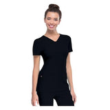 HeartSoul Shirt Scrub HeartSoul 20710 Small Black Each - 20710-BCKH-S