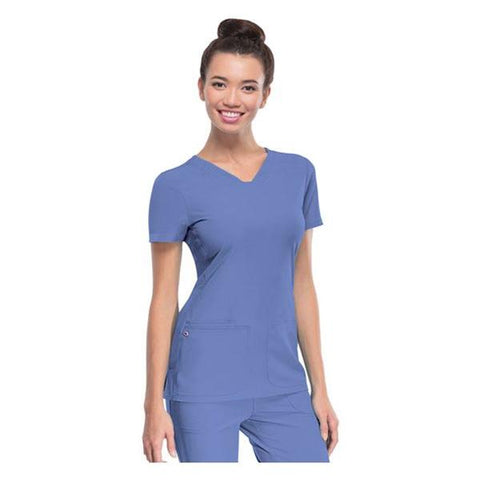 HeartSoul Shirt Scrub HeartSoul 20710 Womens Large Ceil Each - 20710-CILH-L