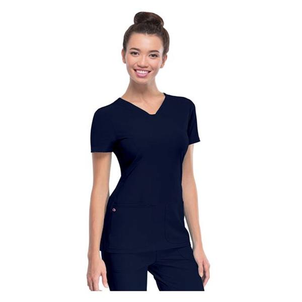 HeartSoul Shirt Scrub HeartSoul 20710 Womens Large Navy Each - 20710-NAYH-L