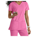 HeartSoul Shirt Scrub HeartSoul 20710 Medium Pink Each - 20710-PNKH-M