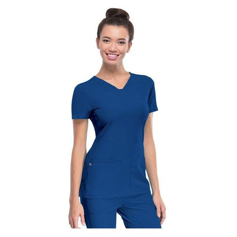 HeartSoul Shirt Scrub HeartSoul 20710 X-Small Royal Blue Each - 20710-ROYHXS
