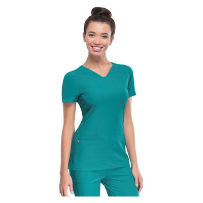 HeartSoul Shirt Scrub HeartSoul 20710 Womens Large Teal Each - 20710-TEAH-L