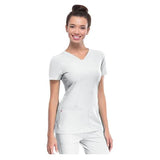 HeartSoul Shirt Scrub HeartSoul 20710 Womens Large White Each - 20710-WHIH-L
