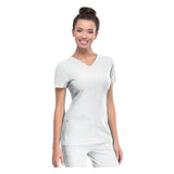 HeartSoul Shirt Scrub HeartSoul 20710 Womens Medium White Each - 20710-WHIH-M