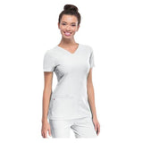 HeartSoul Shirt Scrub HeartSoul 20710 Womens X-Small White Each - 20710-WHIHXS