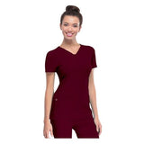 HeartSoul Shirt Scrub HeartSoul 20710 Womens X-Small Wine Each - 20710-WINHXS