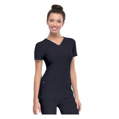 HeartSoul Shirt Scrub HeartSoul 20710 Womens 2X Small Pewter Each - 20710PEWHXXS