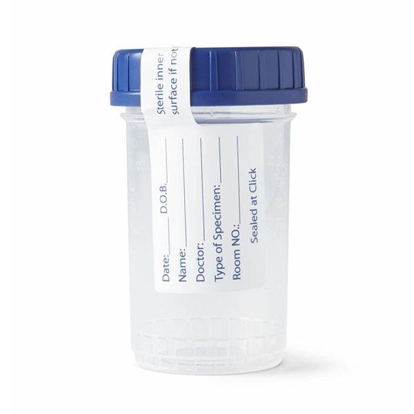 Medline Industries Inc Click N Close Specimen Container 4oz Sterile 300/Ca - DYND30385