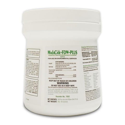 Mada Medical Products Inc Wipes Madacide FD 12/Ca - 7032