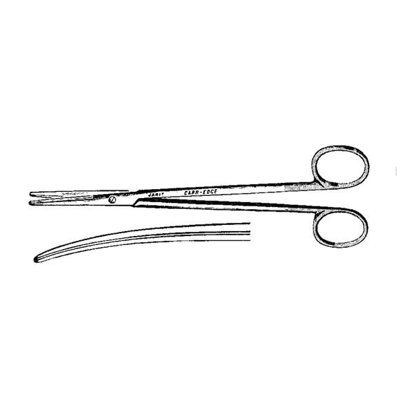 Integra Miltex Inc Scissors Lahey 5-3/4" Carb-Edge Curved Stainless Steel Each - 103251