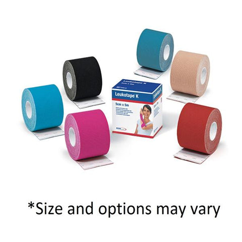 BSN Medical, Inc Tape Athletic Leukotape K Rayon 2X5.4yds Red 5/Pk - 7297816