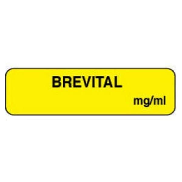 TimeMed a Div of PDC Label Informational Brevital mg/ml 1000/Rl - 59705202