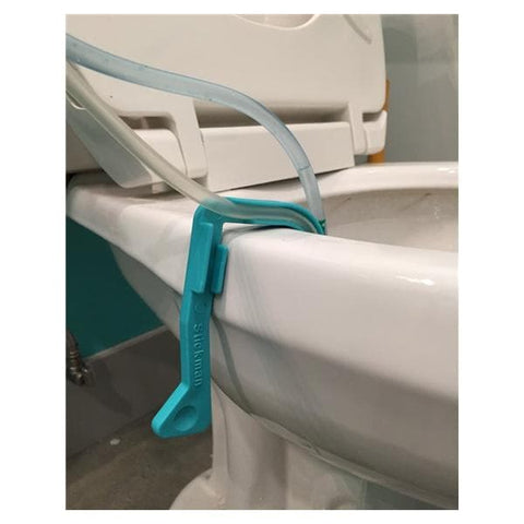 Stickman Dialysis Industries Drain-Away Toilet Clip Non-Sterile Each, 100 Each/CA - DAC001