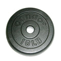 Fabrication Enterprises Plate Weight CanDo 10lb Black Iron Each - 10-0604