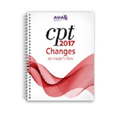American Medical Association Codebook Instructional CPT Changes 2017 Each - OP512917