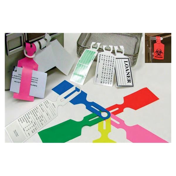 Healthmark Label Sterilization ID Hang Time Orange 500/Bx - 403225 HTKO