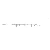 Medsource International IV Administration Set 2 Split Septum Y-Site 100" 10 Drops/mL Each, 50 Each/CA - MS-83175