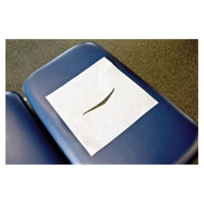 Graham Medical Table Paper Headrest 12 in x 12 in White 1000/Ca - 70904N