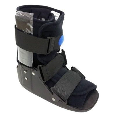 Elite Walker Pneumatic AirVantage II Ankle/Leg/Foot Adult Black Size Medium Each - Orthopaedics, Inc - T72124