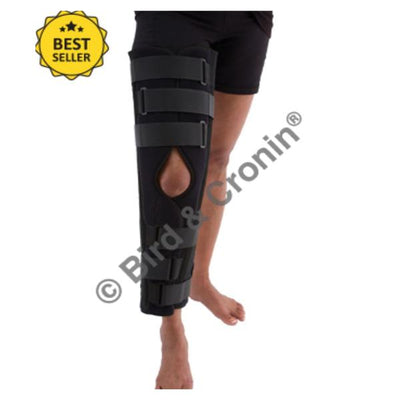 Bird & Cronin Immobilizer Adult Knee Foam Laminate Black Each - 8142741