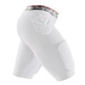 Shock Doctor Inc Shorts Compression Hexpad Thudd Men White Size Small Each - MD737-02-32