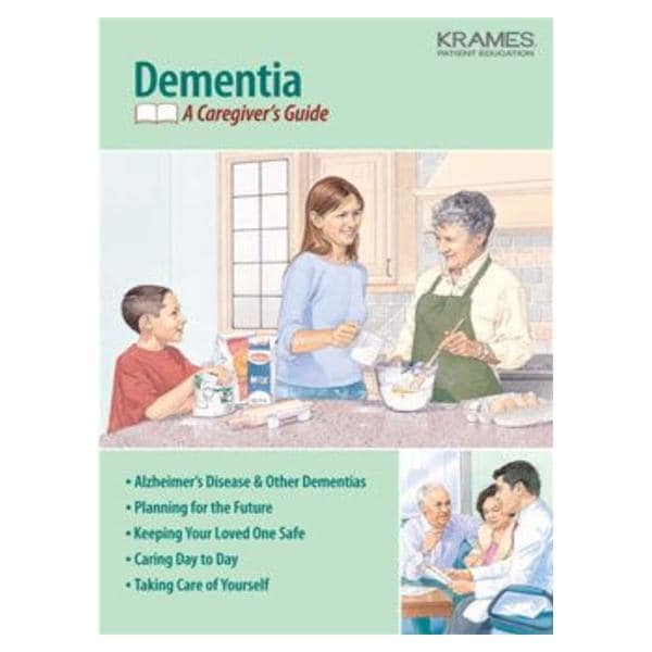 Krames Communications Guide Educational Dementia Care Giver Each - 11709