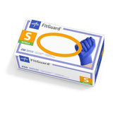 Medline Industries Inc Gloves Exam FitGuard Powder-Free Nitrile Latex-Free Small Blue 250/Bx, 10 BX/CA - FG2501